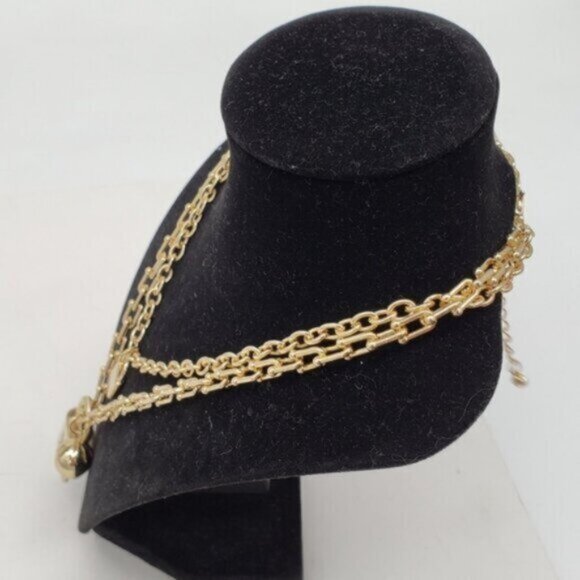 Authentic Louis Vuitton Lock & Key W/ Unbranded Stainless Steel Padlock Chain - Picture 4 of 13